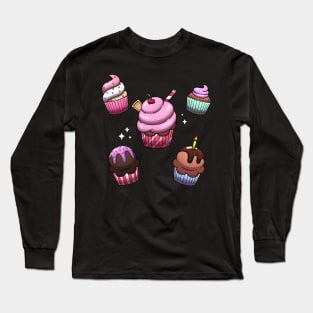 Cute Cupcakes Long Sleeve T-Shirt